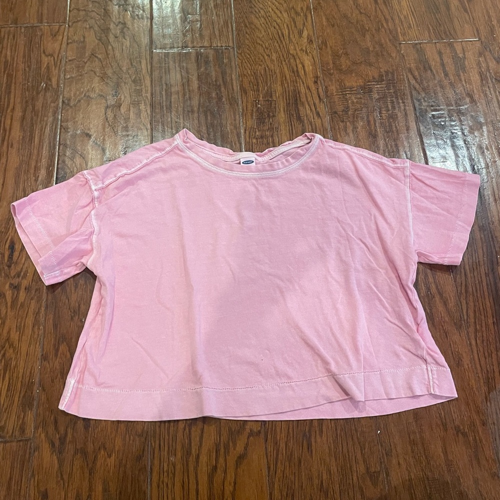 Pink Cropped T-Shirt